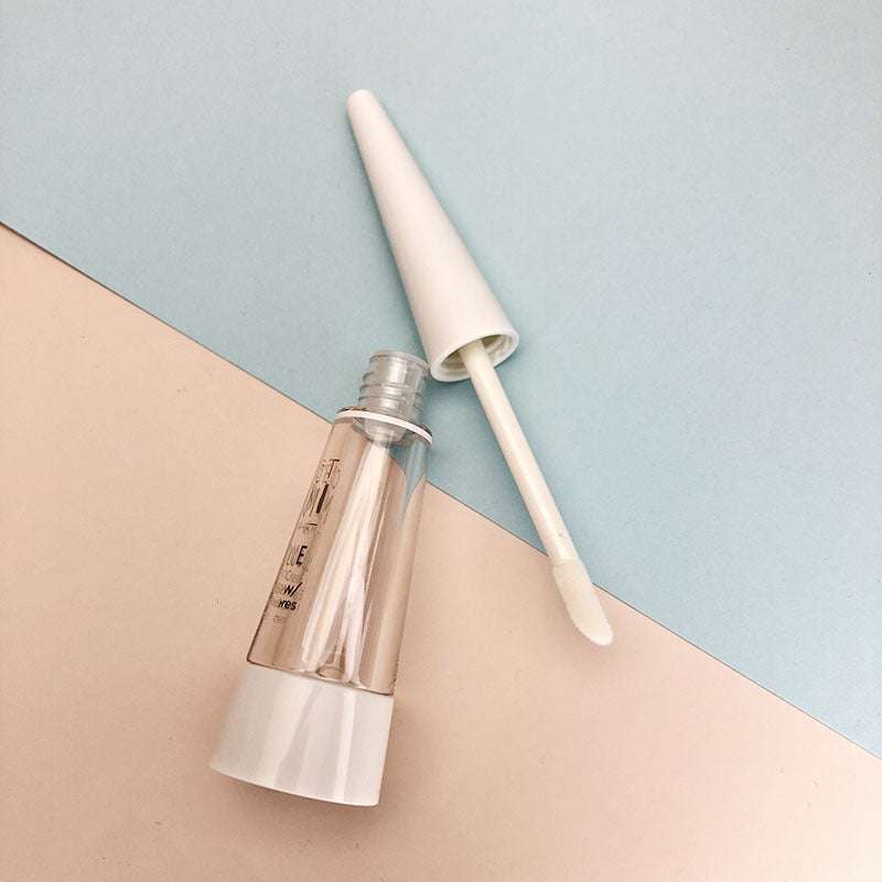 Tube de gloss blanc brillant