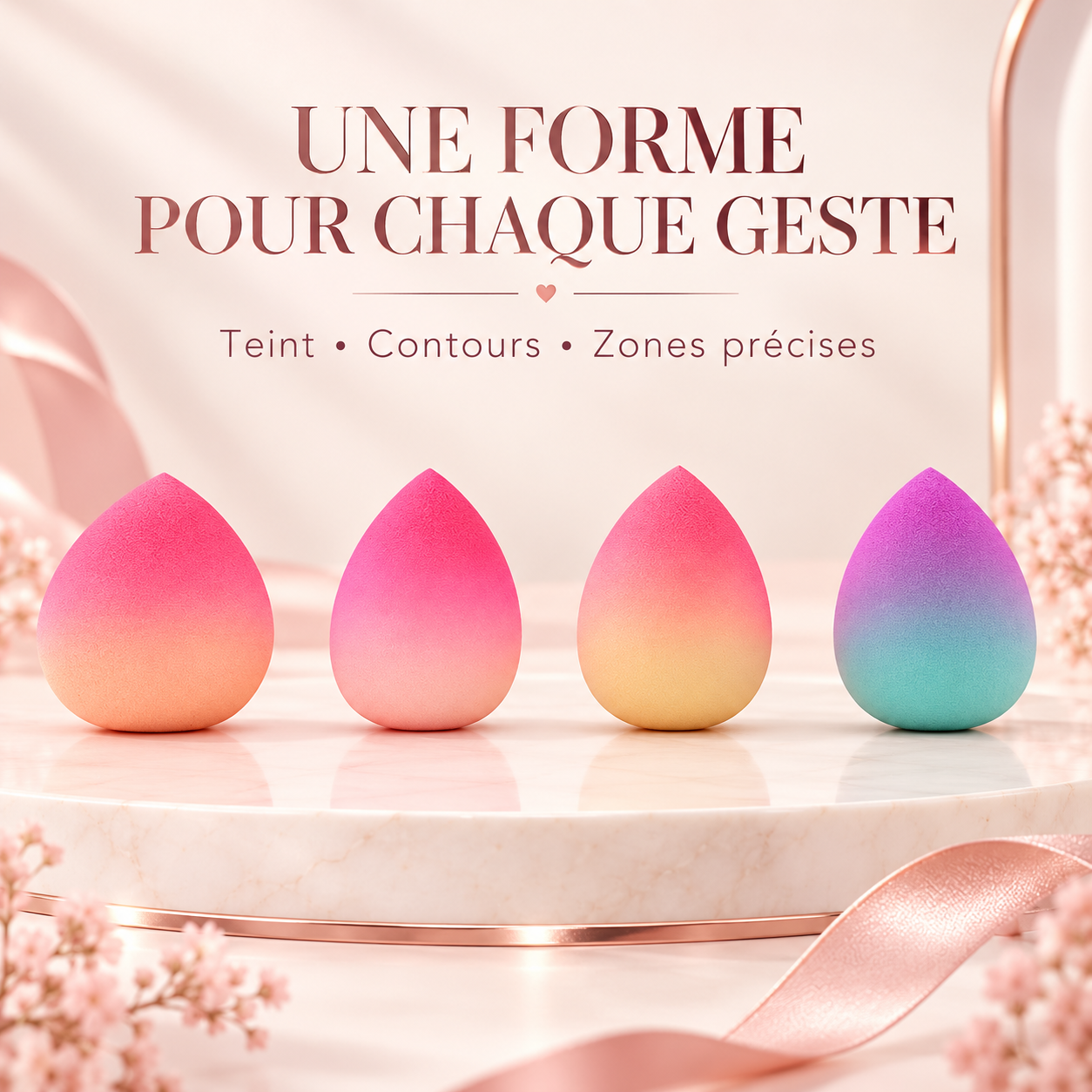Éponge de maquillage en forme d’œuf