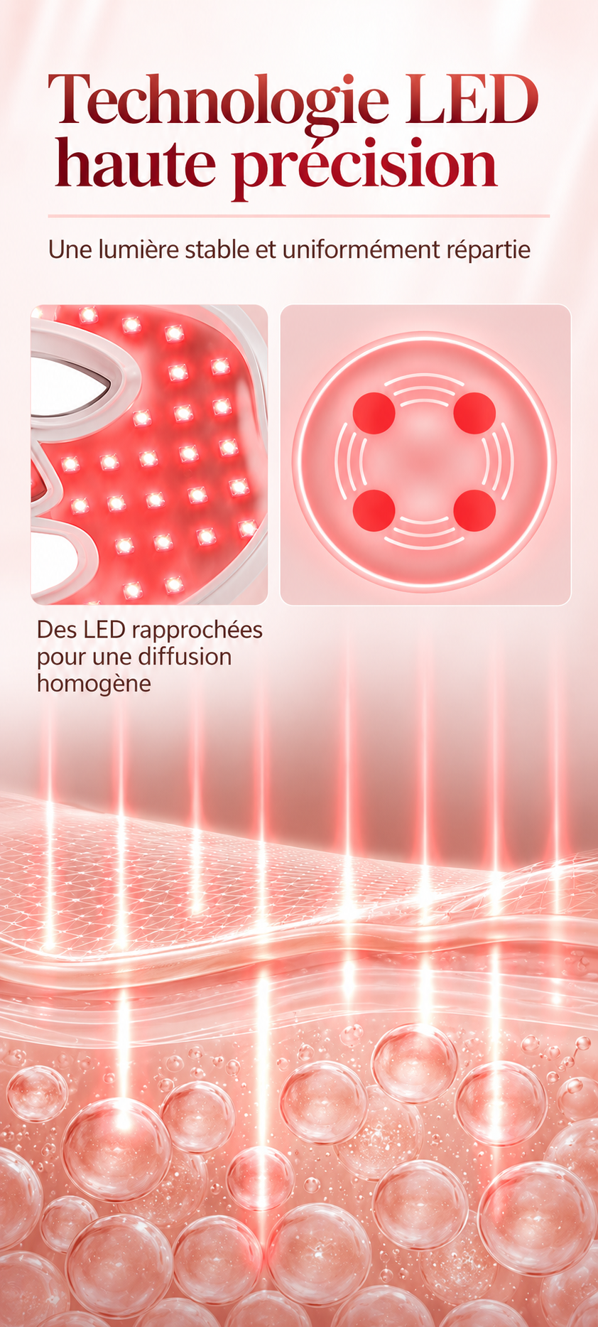Masque LED Photothérapie Visage – Soin Beauté à Domicile