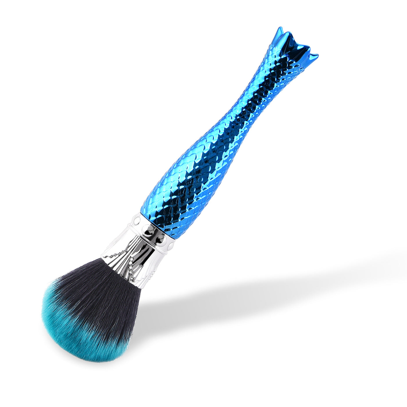 Pinceau de maquillage bleu