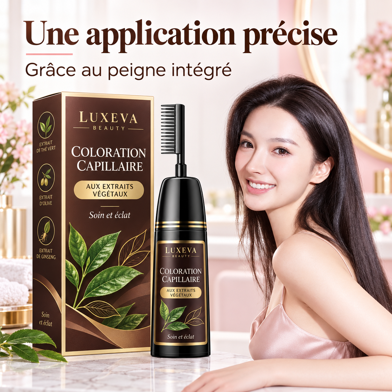 Crème colorante pour cheveux