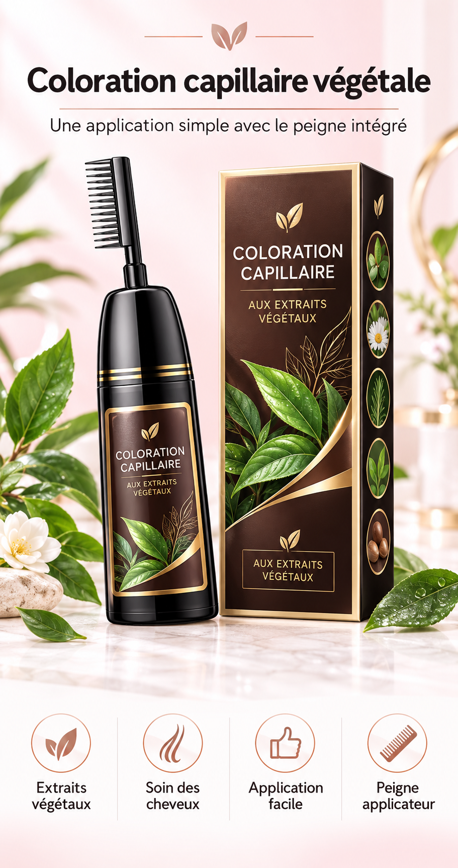 Crème colorante pour cheveux