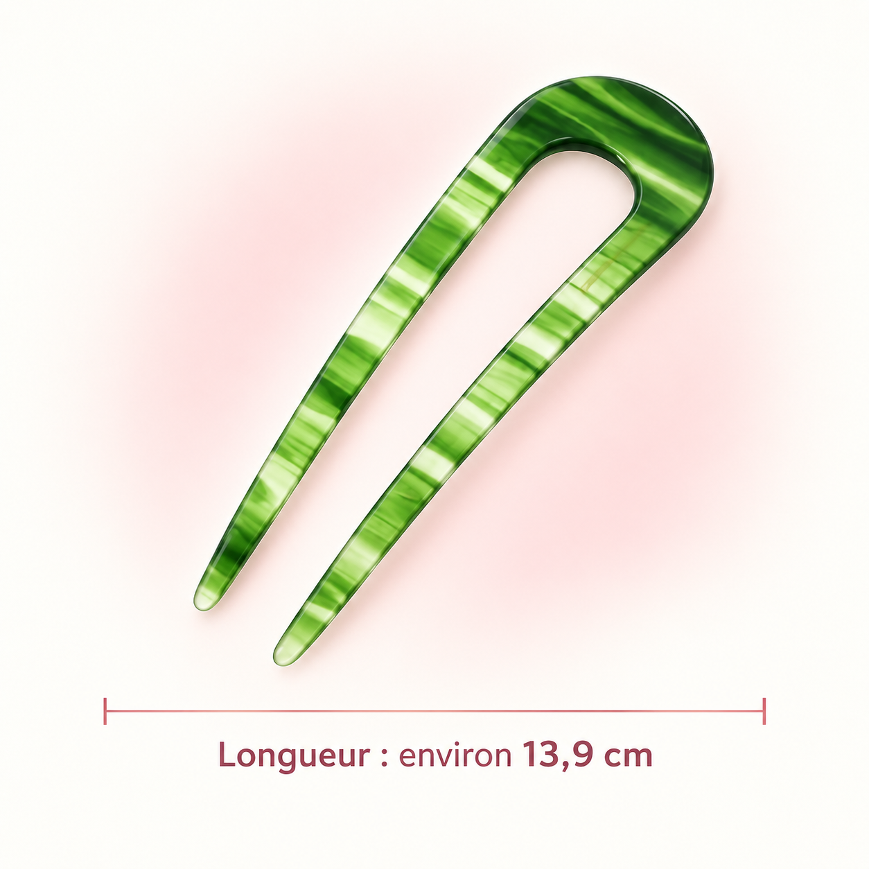 Épingle à cheveux en forme de U