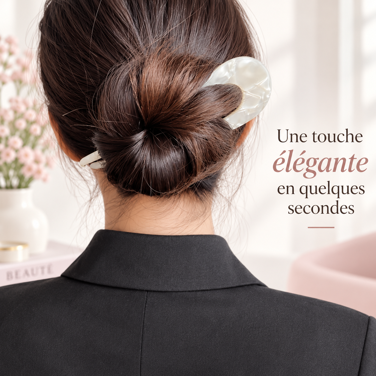 Épingle à cheveux en forme de U