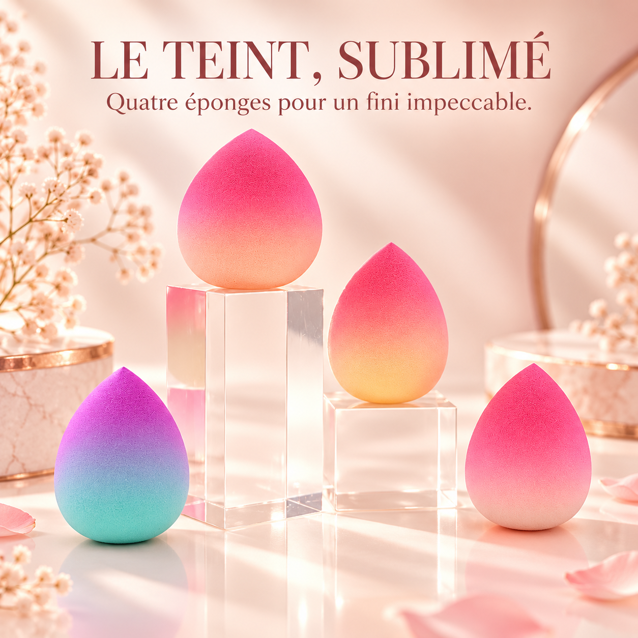 Éponge de maquillage en forme d’œuf