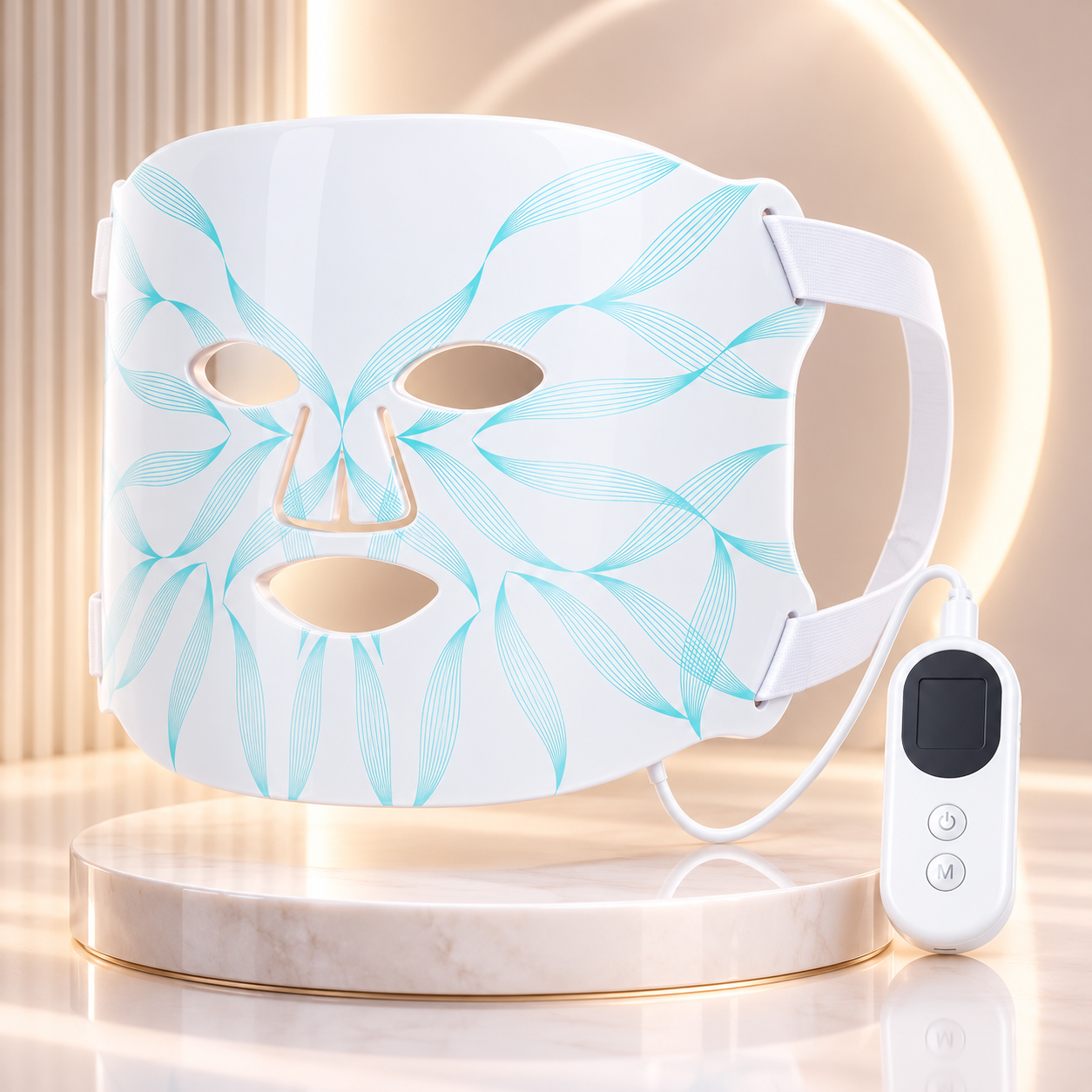 Masque LED Photothérapie Visage – Soin Beauté à Domicile